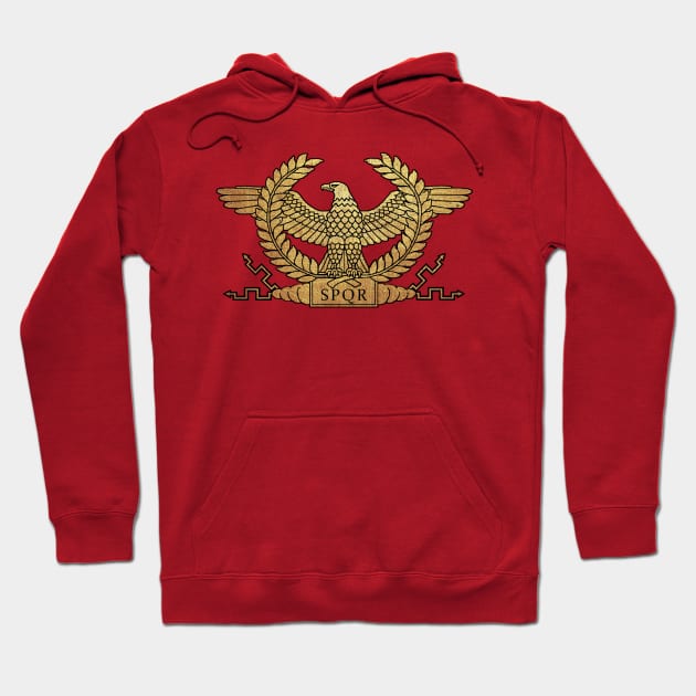 Roman Ancient Golden Eagle Hoodie by AtlanteanArts